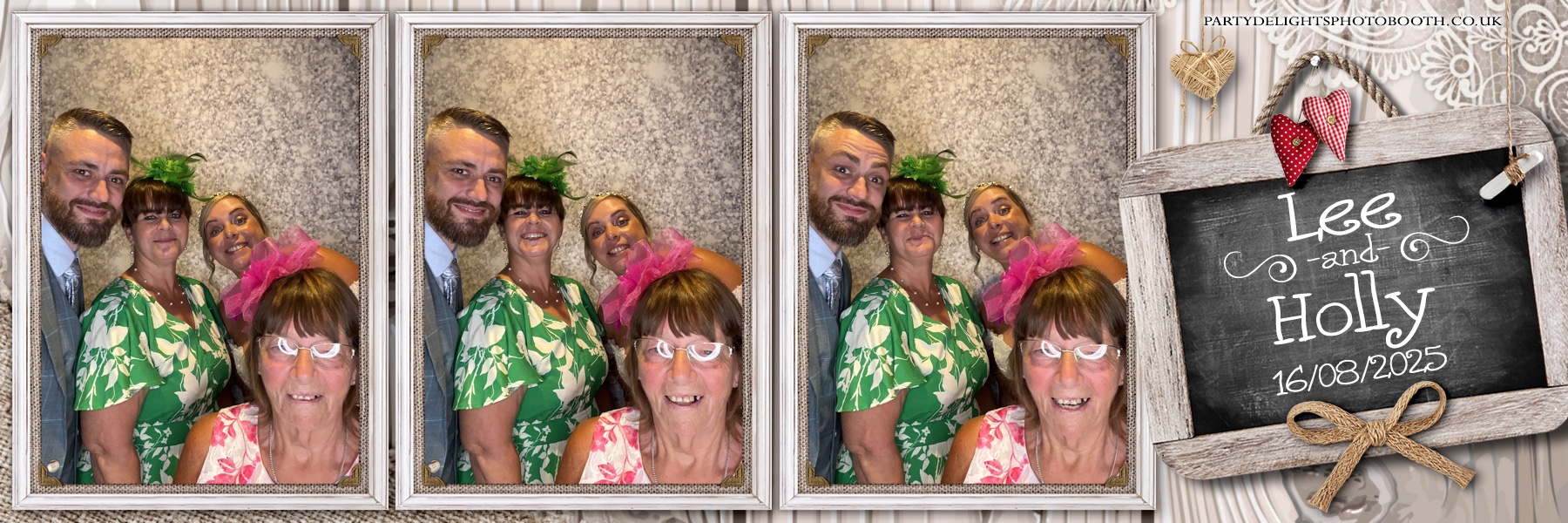 Lee & Holly's Wedding | View more photos from the event at gallery.partydelightsphotobooth.co.uk/u/PartyDelightsPhotoBooth/Lee-Hollys-Wedding