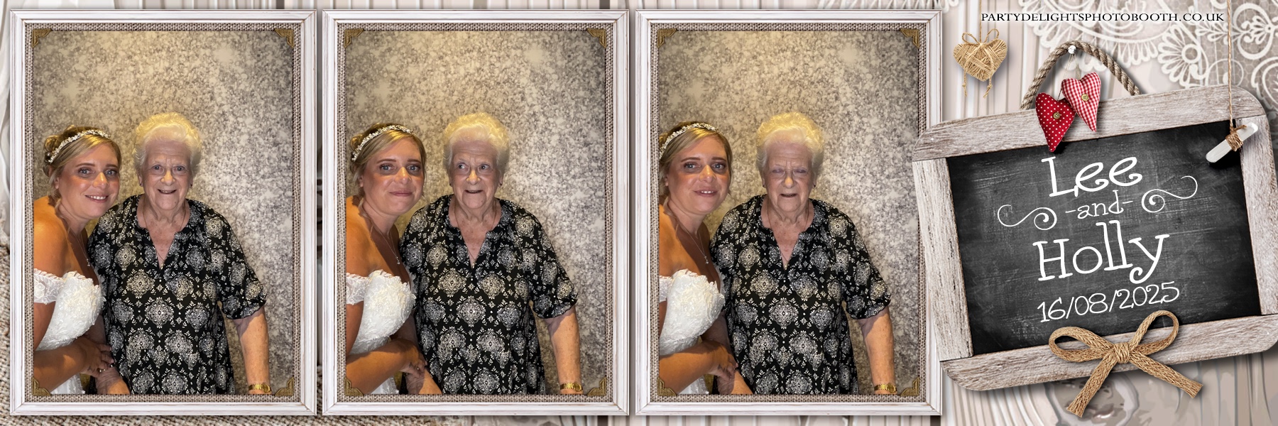 Lee & Holly's Wedding | View more photos from the event at gallery.partydelightsphotobooth.co.uk/u/PartyDelightsPhotoBooth/Lee-Hollys-Wedding