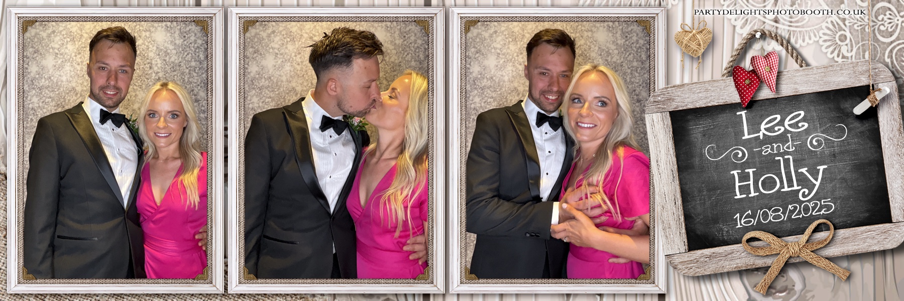 Lee & Holly's Wedding | View more photos from the event at gallery.partydelightsphotobooth.co.uk/u/PartyDelightsPhotoBooth/Lee-Hollys-Wedding