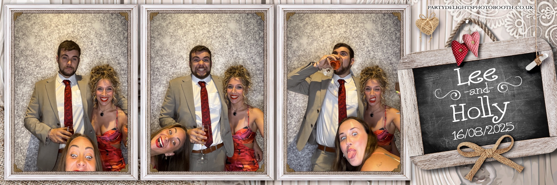 Lee & Holly's Wedding | View more photos from the event at gallery.partydelightsphotobooth.co.uk/u/PartyDelightsPhotoBooth/Lee-Hollys-Wedding