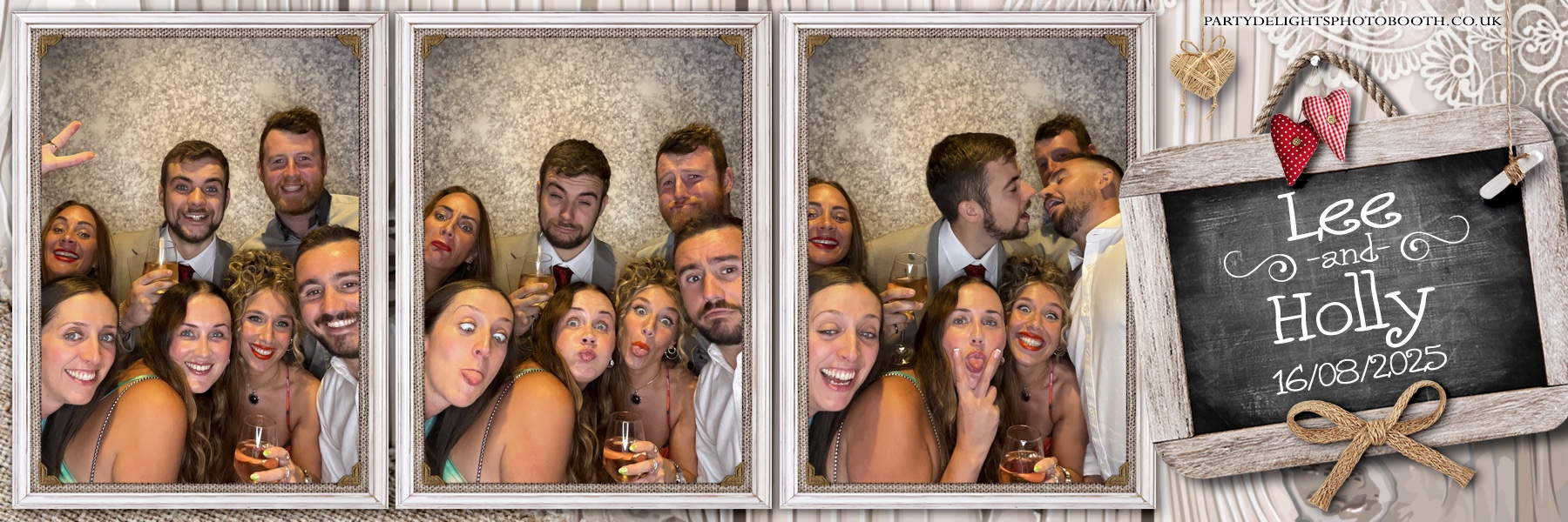 Lee & Holly's Wedding | View more photos from the event at gallery.partydelightsphotobooth.co.uk/u/PartyDelightsPhotoBooth/Lee-Hollys-Wedding