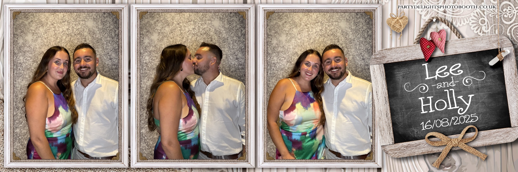 Lee & Holly's Wedding | View more photos from the event at gallery.partydelightsphotobooth.co.uk/u/PartyDelightsPhotoBooth/Lee-Hollys-Wedding