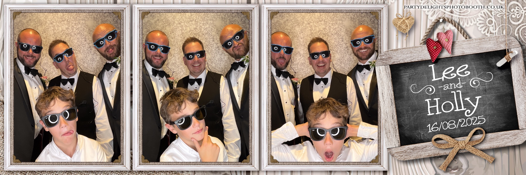 Lee & Holly's Wedding | View more photos from the event at gallery.partydelightsphotobooth.co.uk/u/PartyDelightsPhotoBooth/Lee-Hollys-Wedding