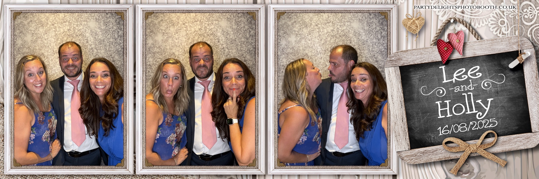 Lee & Holly's Wedding | View more photos from the event at gallery.partydelightsphotobooth.co.uk/u/PartyDelightsPhotoBooth/Lee-Hollys-Wedding