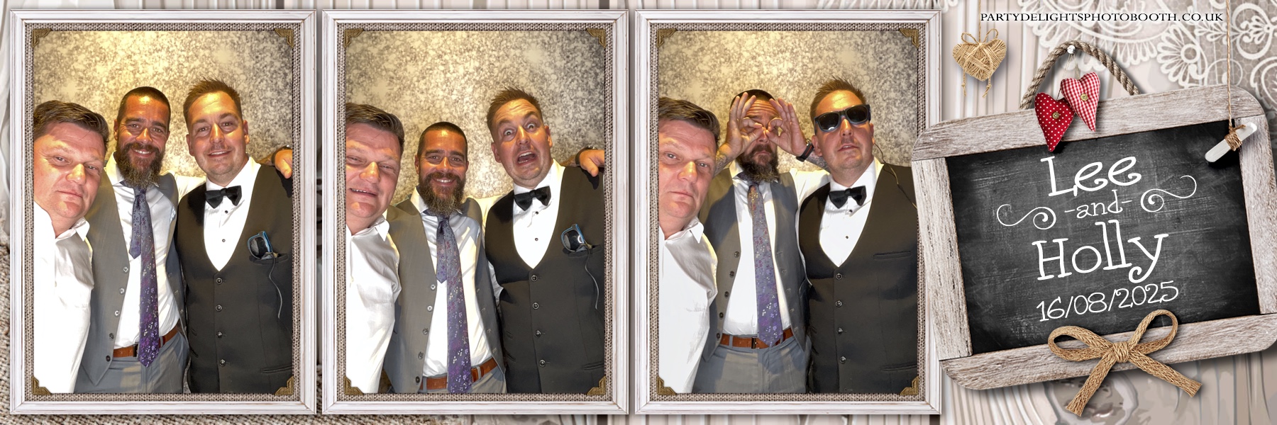 Lee & Holly's Wedding | View more photos from the event at gallery.partydelightsphotobooth.co.uk/u/PartyDelightsPhotoBooth/Lee-Hollys-Wedding