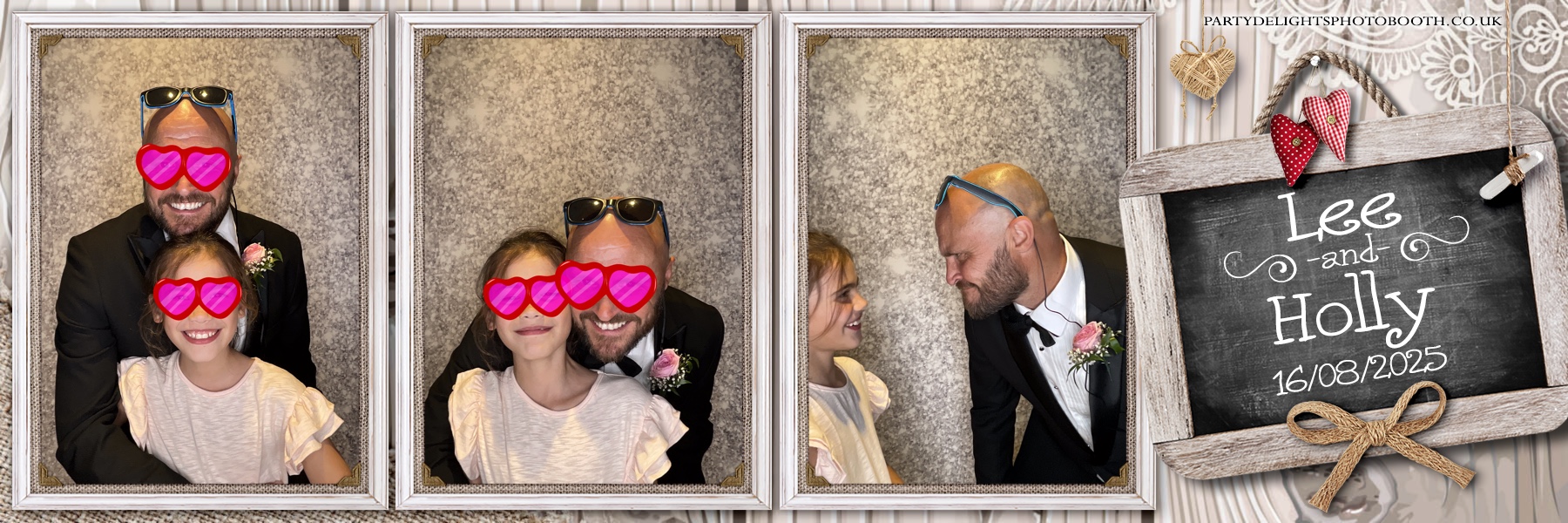 Lee & Holly's Wedding | View more photos from the event at gallery.partydelightsphotobooth.co.uk/u/PartyDelightsPhotoBooth/Lee-Hollys-Wedding