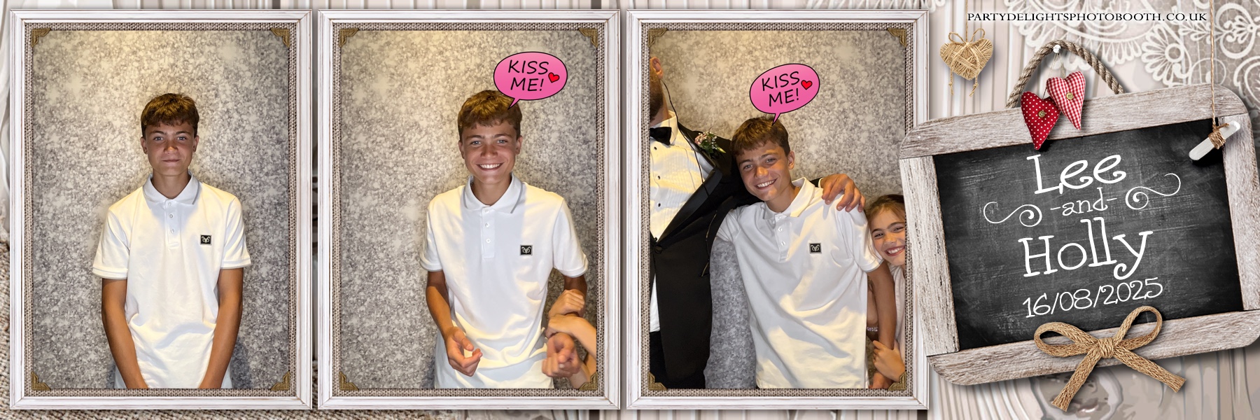 Lee & Holly's Wedding | View more photos from the event at gallery.partydelightsphotobooth.co.uk/u/PartyDelightsPhotoBooth/Lee-Hollys-Wedding