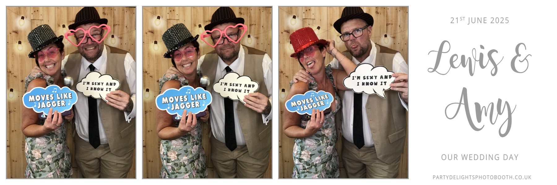 Lewis and Amy's Wedding | View more photos from the event at gallery.partydelightsphotobooth.co.uk/u/PartyDelightsPhotoBooth/Lewis-and-Amys-Wedding