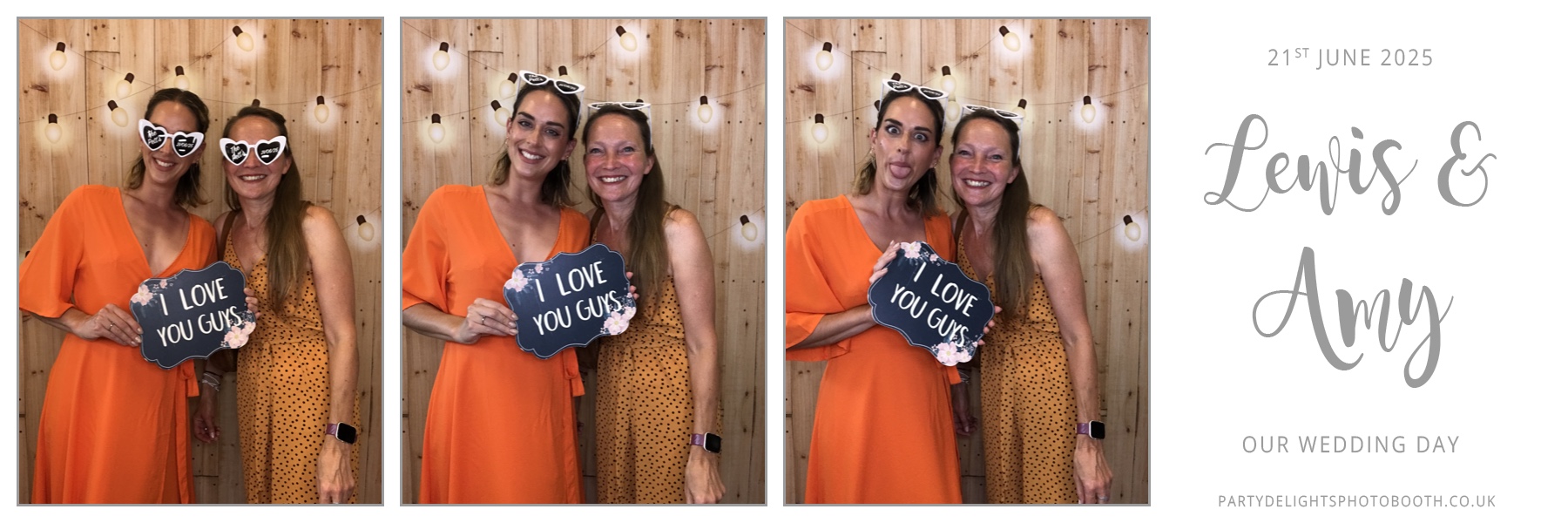 Lewis and Amy's Wedding | View more photos from the event at gallery.partydelightsphotobooth.co.uk/u/PartyDelightsPhotoBooth/Lewis-and-Amys-Wedding