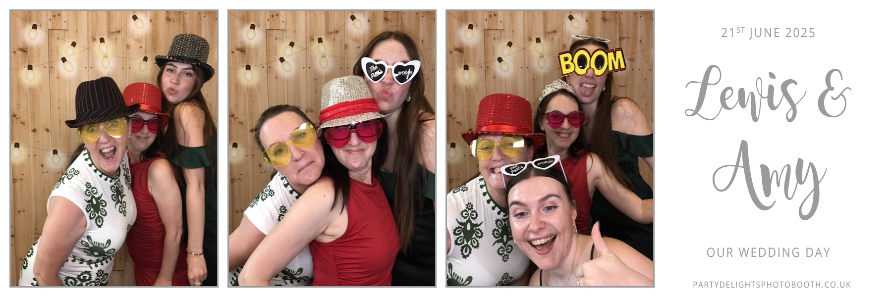 Lewis and Amy's Wedding | View more photos from the event at gallery.partydelightsphotobooth.co.uk/u/PartyDelightsPhotoBooth/Lewis-and-Amys-Wedding