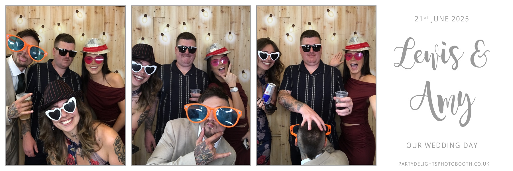 Lewis and Amy's Wedding | View more photos from the event at gallery.partydelightsphotobooth.co.uk/u/PartyDelightsPhotoBooth/Lewis-and-Amys-Wedding