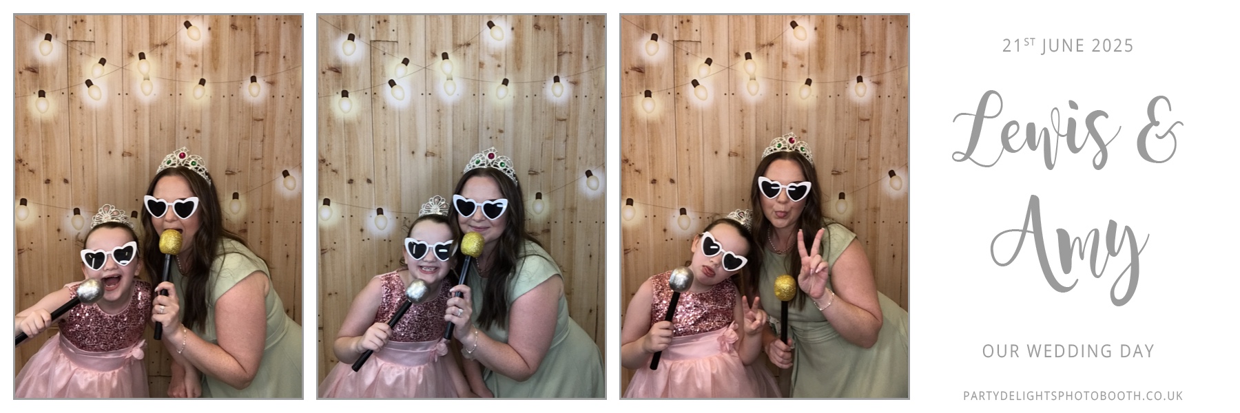 Lewis and Amy's Wedding | View more photos from the event at gallery.partydelightsphotobooth.co.uk/u/PartyDelightsPhotoBooth/Lewis-and-Amys-Wedding