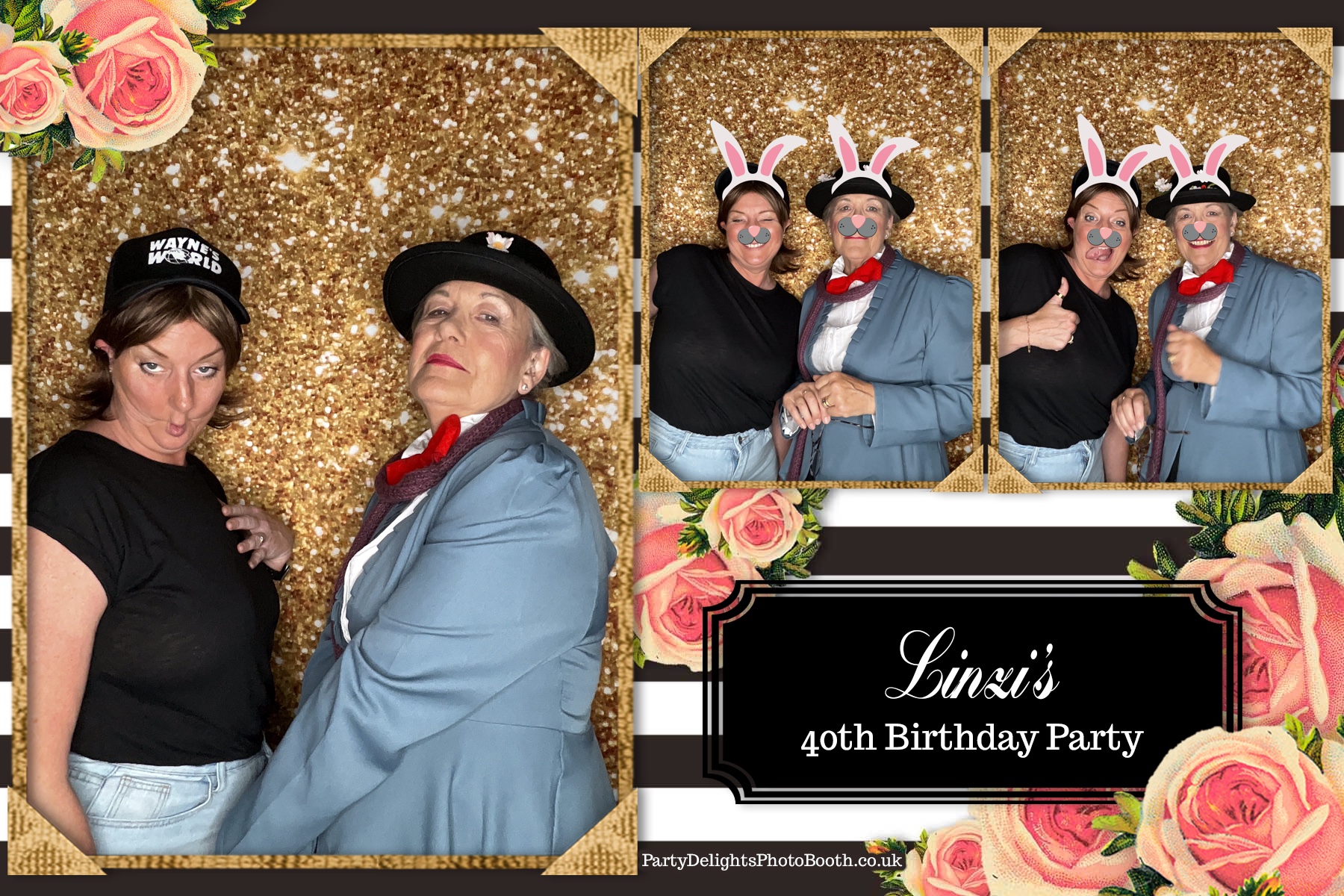 Linzis 40th birthday | View more photos from the event at gallery.partydelightsphotobooth.co.uk/u/PartyDelightsPhotoBooth/Linzis-40th-birthday