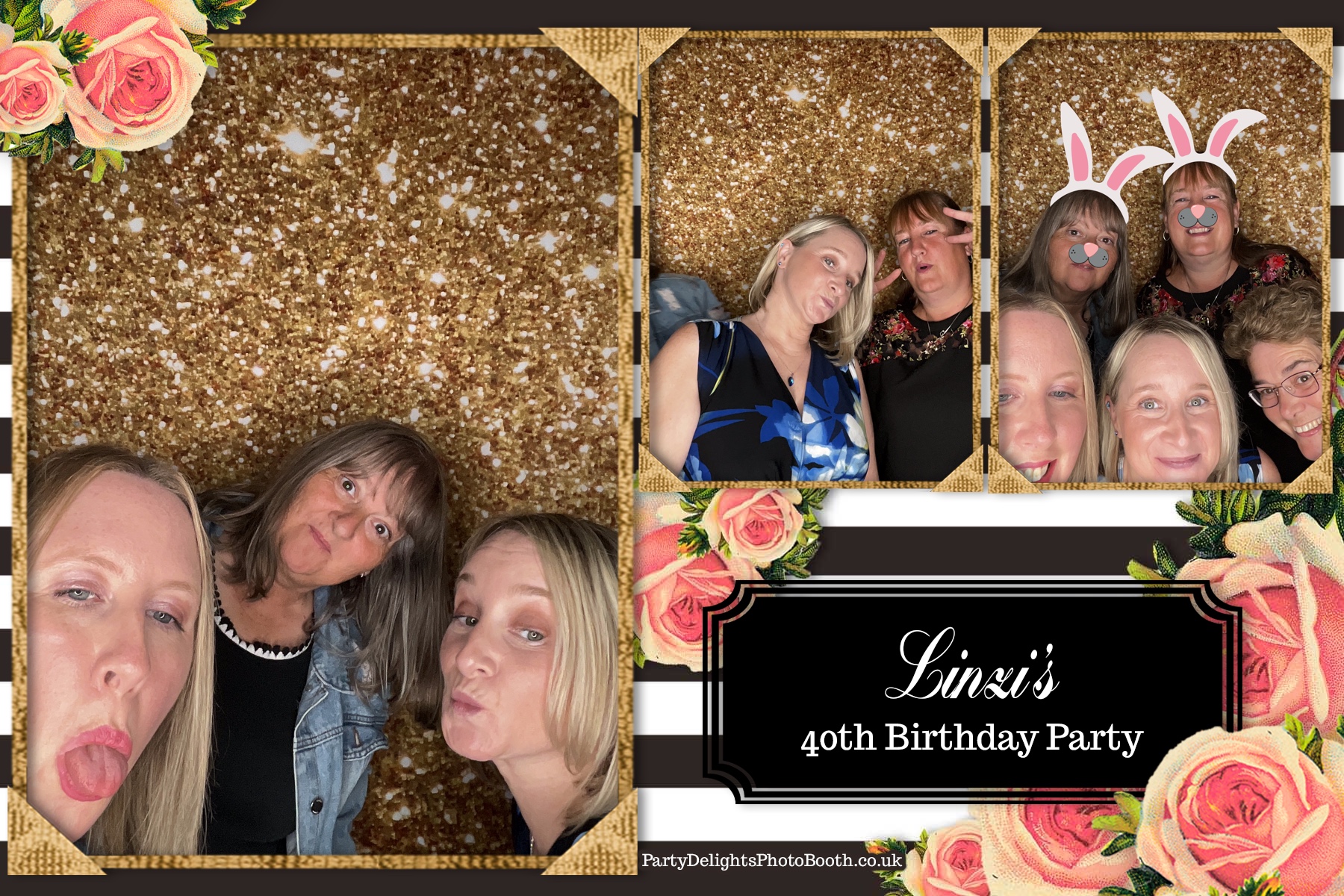 Linzis 40th birthday | View more photos from the event at gallery.partydelightsphotobooth.co.uk/u/PartyDelightsPhotoBooth/Linzis-40th-birthday