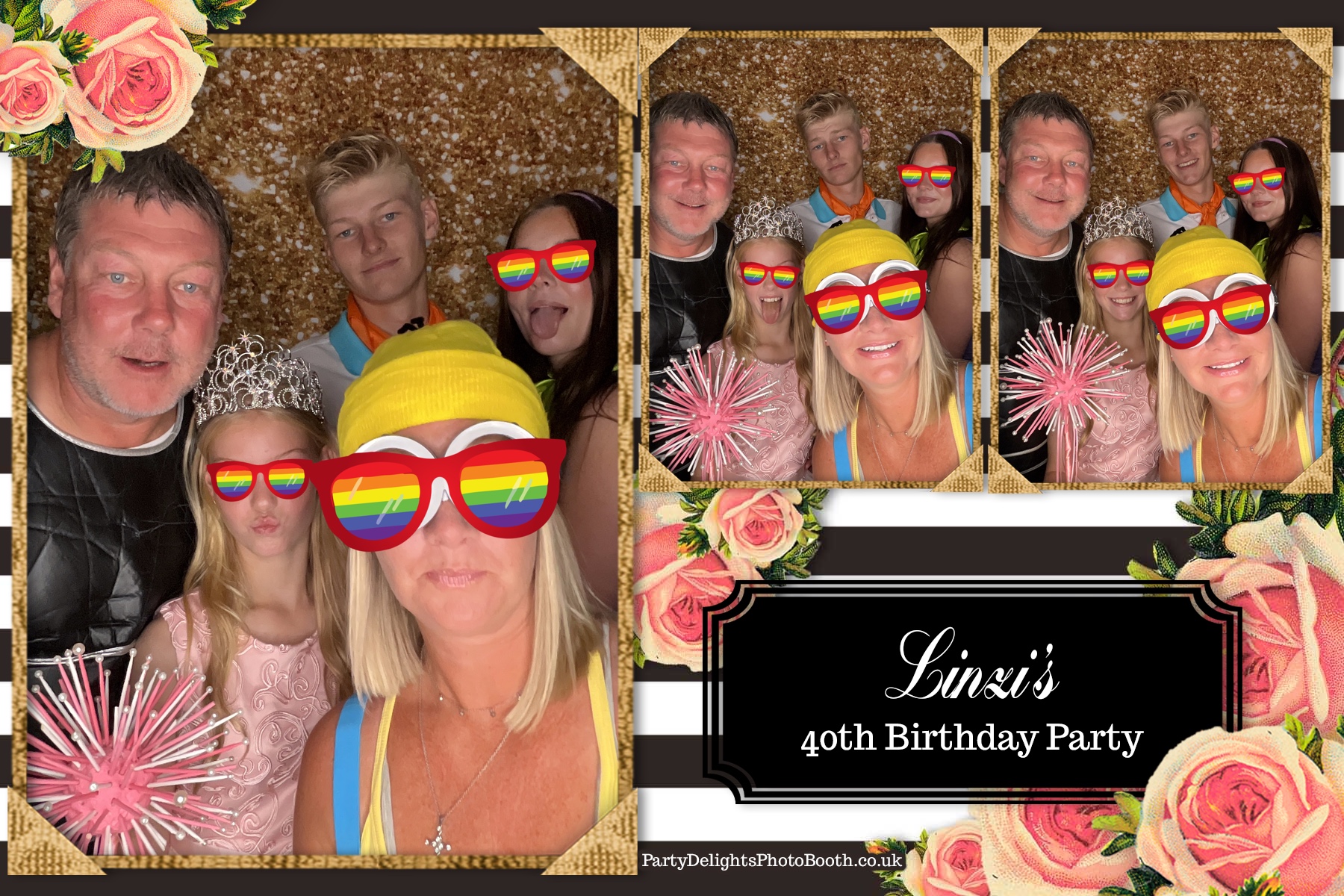 Linzis 40th birthday | View more photos from the event at gallery.partydelightsphotobooth.co.uk/u/PartyDelightsPhotoBooth/Linzis-40th-birthday