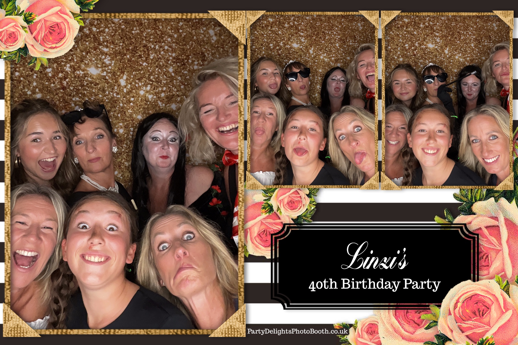 Linzis 40th birthday | View more photos from the event at gallery.partydelightsphotobooth.co.uk/u/PartyDelightsPhotoBooth/Linzis-40th-birthday
