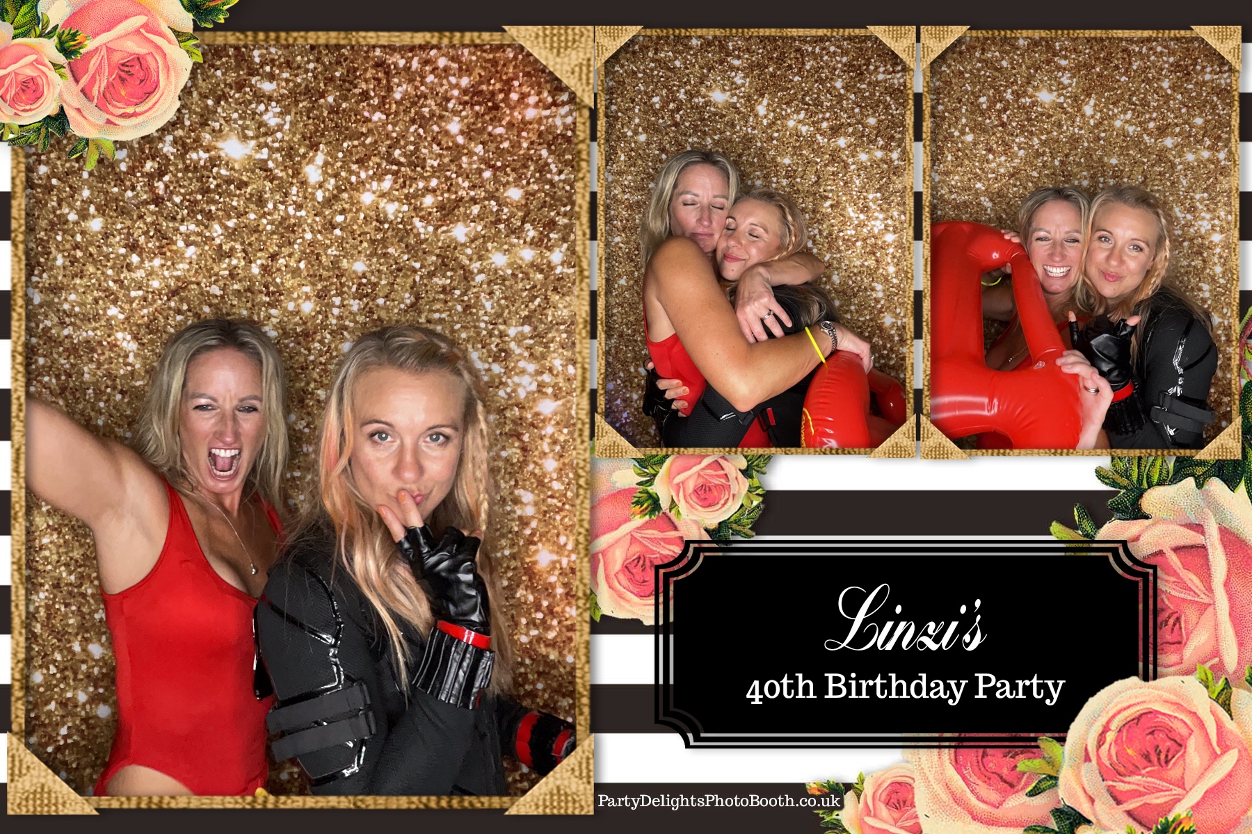 Linzis 40th birthday | View more photos from the event at gallery.partydelightsphotobooth.co.uk/u/PartyDelightsPhotoBooth/Linzis-40th-birthday