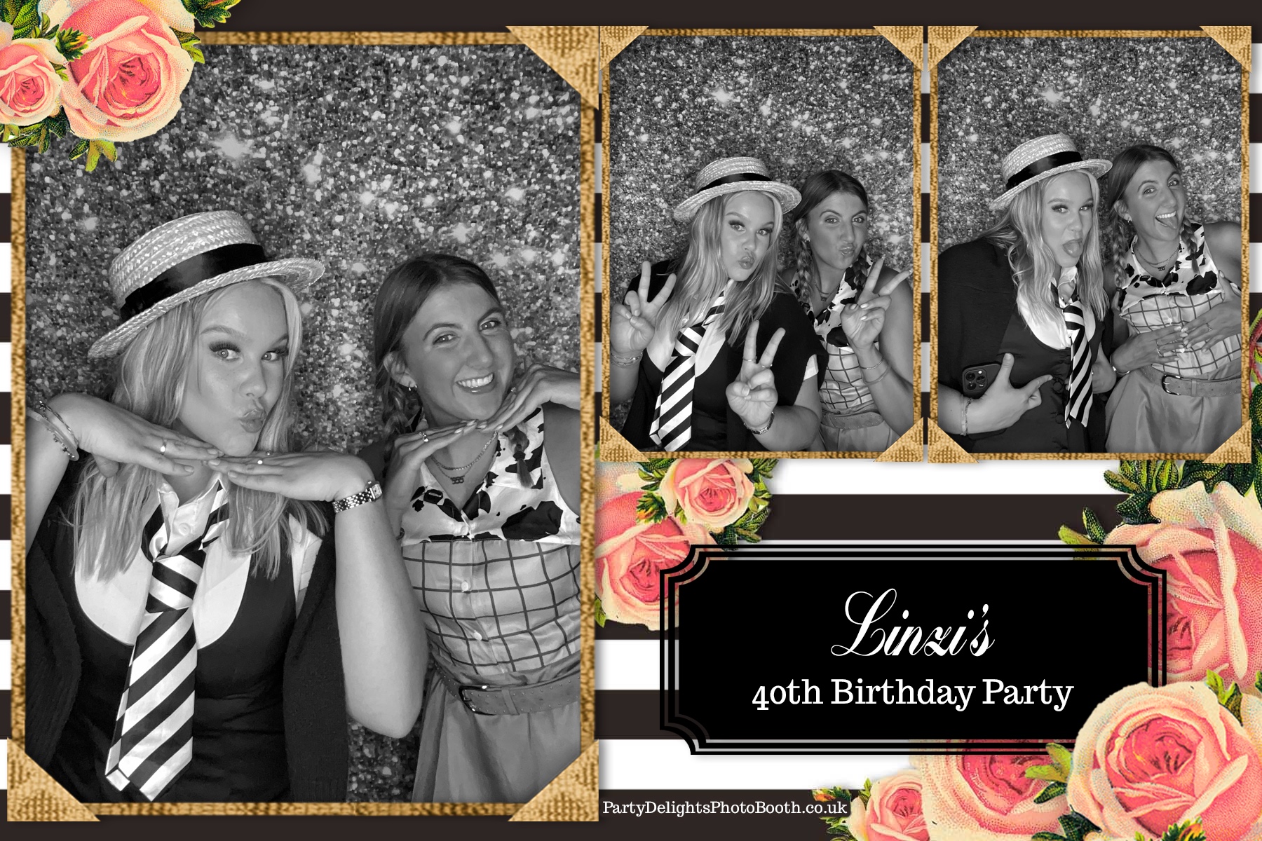 Linzis 40th birthday | View more photos from the event at gallery.partydelightsphotobooth.co.uk/u/PartyDelightsPhotoBooth/Linzis-40th-birthday