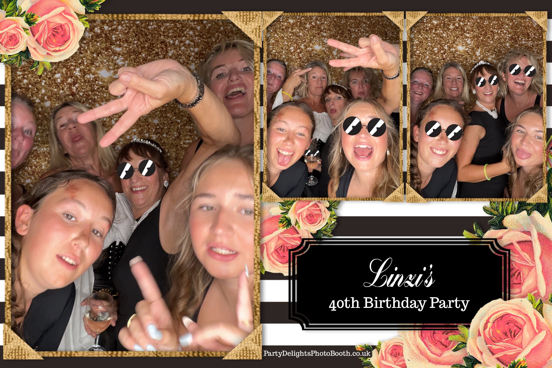 Linzis 40th birthday | View more photos from the event at gallery.partydelightsphotobooth.co.uk/u/PartyDelightsPhotoBooth/Linzis-40th-birthday