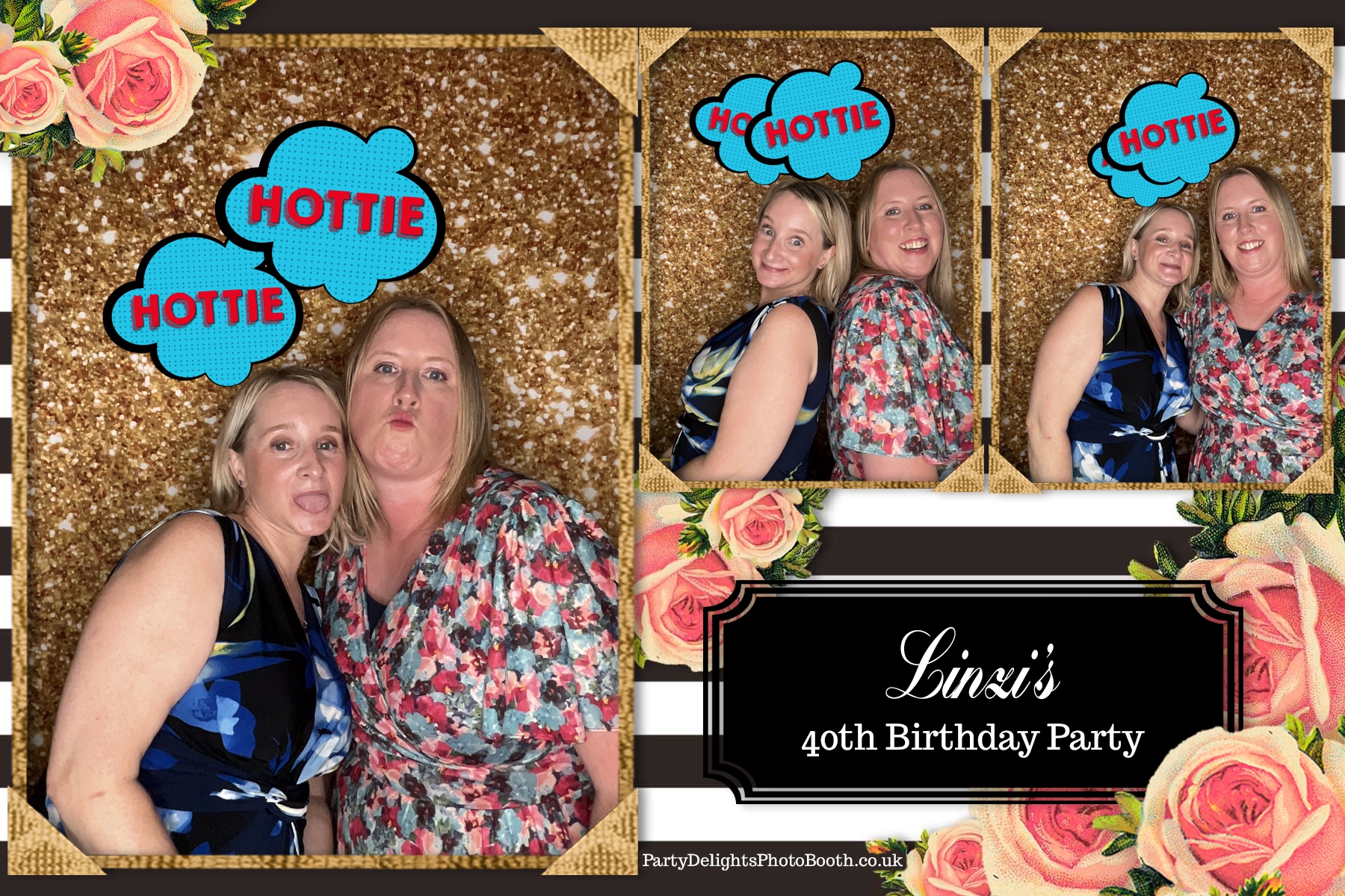 Linzis 40th birthday | View more photos from the event at gallery.partydelightsphotobooth.co.uk/u/PartyDelightsPhotoBooth/Linzis-40th-birthday
