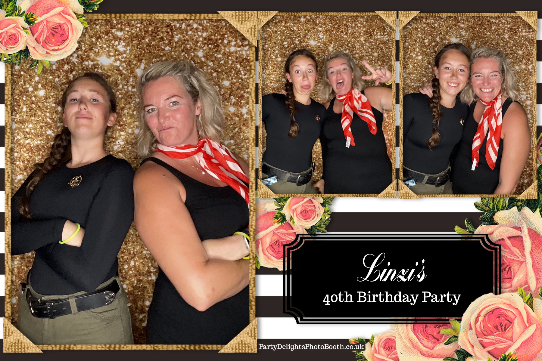 Linzis 40th birthday | View more photos from the event at gallery.partydelightsphotobooth.co.uk/u/PartyDelightsPhotoBooth/Linzis-40th-birthday