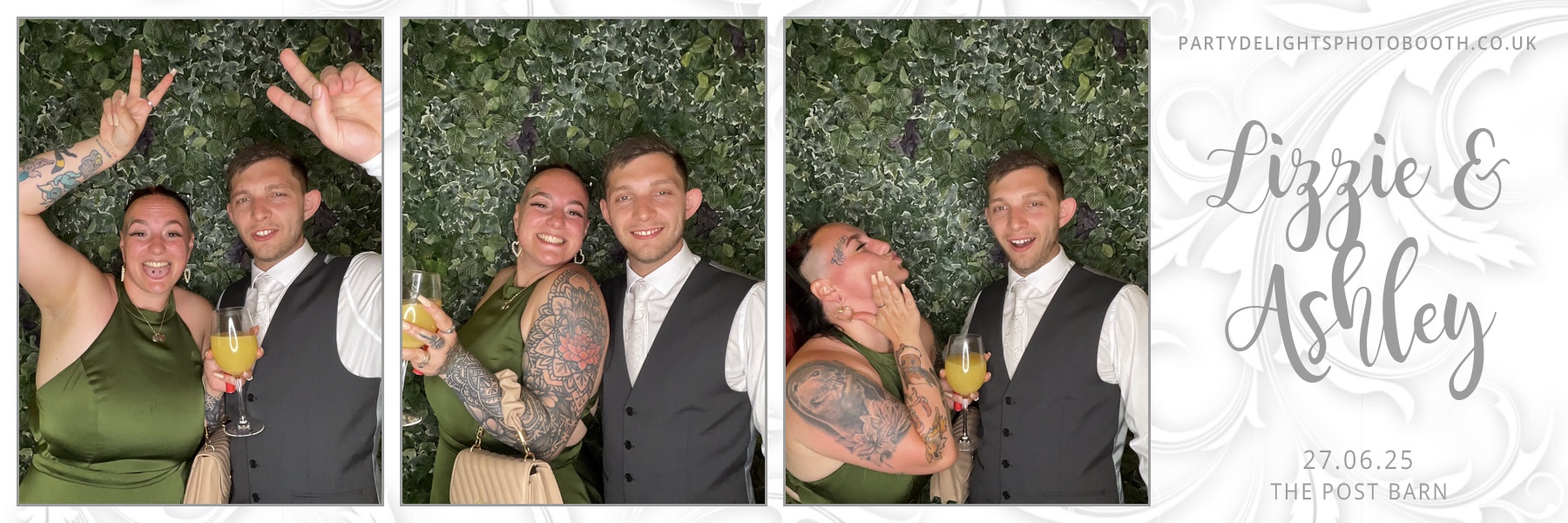 Lizzie and Ashley's Wedding | View more photos from the event at gallery.partydelightsphotobooth.co.uk/u/PartyDelightsPhotoBooth/Lizzie-and-Ashleys-Wedding
