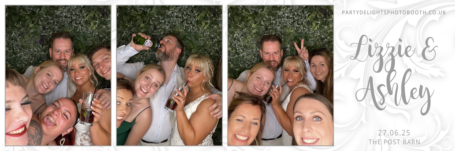 Lizzie and Ashley's Wedding | View more photos from the event at gallery.partydelightsphotobooth.co.uk/u/PartyDelightsPhotoBooth/Lizzie-and-Ashleys-Wedding