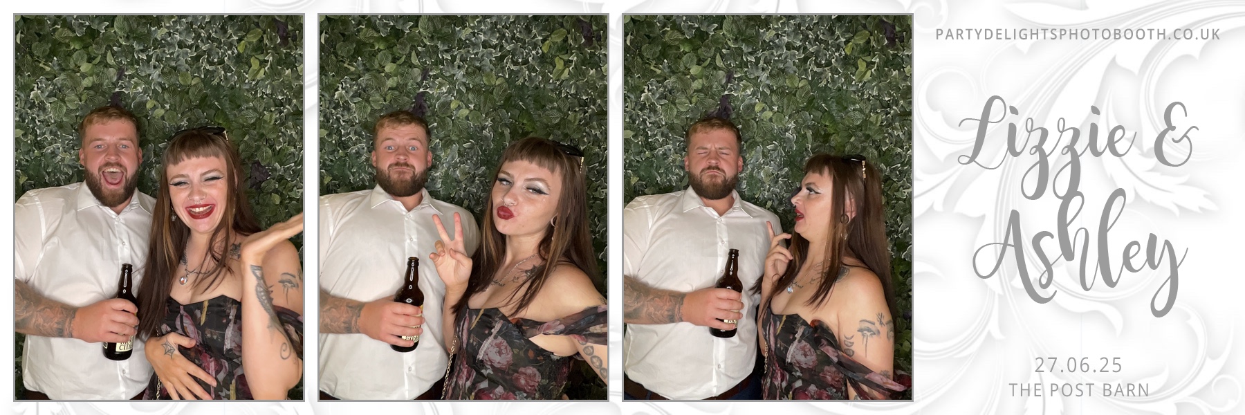 Lizzie and Ashley's Wedding | View more photos from the event at gallery.partydelightsphotobooth.co.uk/u/PartyDelightsPhotoBooth/Lizzie-and-Ashleys-Wedding
