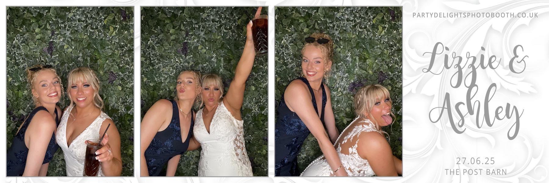 Lizzie and Ashley's Wedding | View more photos from the event at gallery.partydelightsphotobooth.co.uk/u/PartyDelightsPhotoBooth/Lizzie-and-Ashleys-Wedding
