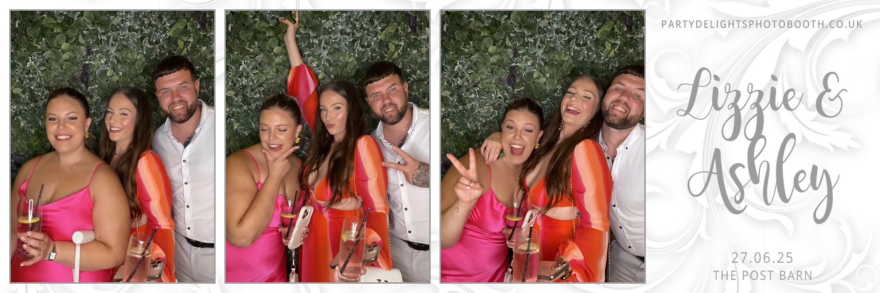 Lizzie and Ashley's Wedding | View more photos from the event at gallery.partydelightsphotobooth.co.uk/u/PartyDelightsPhotoBooth/Lizzie-and-Ashleys-Wedding