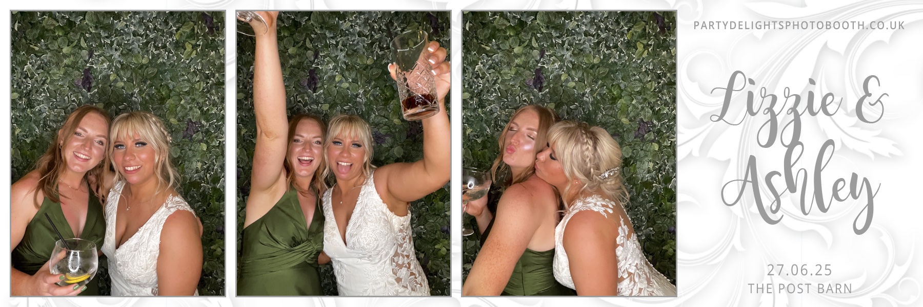 Lizzie and Ashley's Wedding | View more photos from the event at gallery.partydelightsphotobooth.co.uk/u/PartyDelightsPhotoBooth/Lizzie-and-Ashleys-Wedding