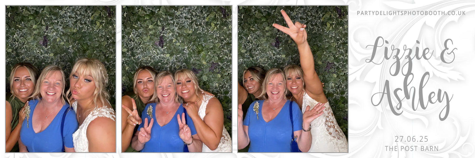 Lizzie and Ashley's Wedding | View more photos from the event at gallery.partydelightsphotobooth.co.uk/u/PartyDelightsPhotoBooth/Lizzie-and-Ashleys-Wedding