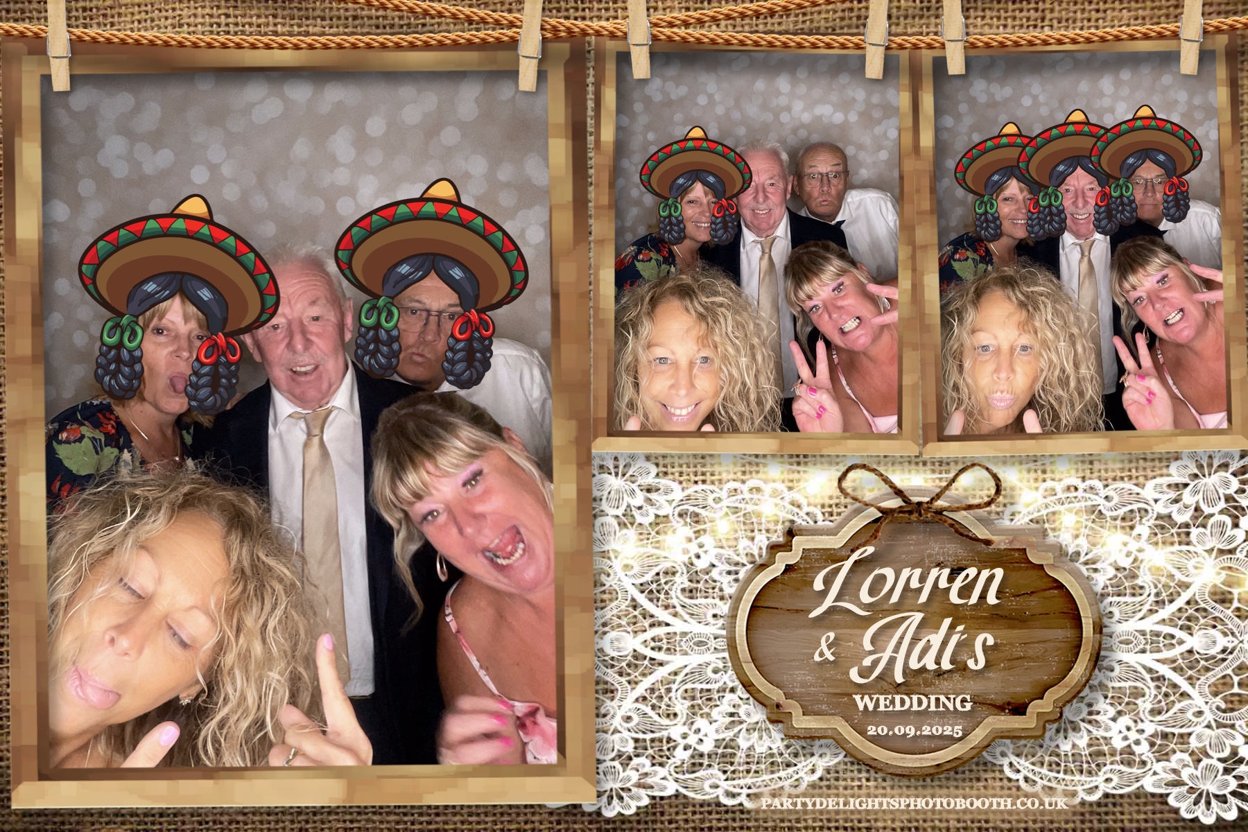 Lorren & Adi’s wedding | View more photos from the event at gallery.partydelightsphotobooth.co.uk/u/PartyDelightsPhotoBooth/Lorren-Adi’s-wedding