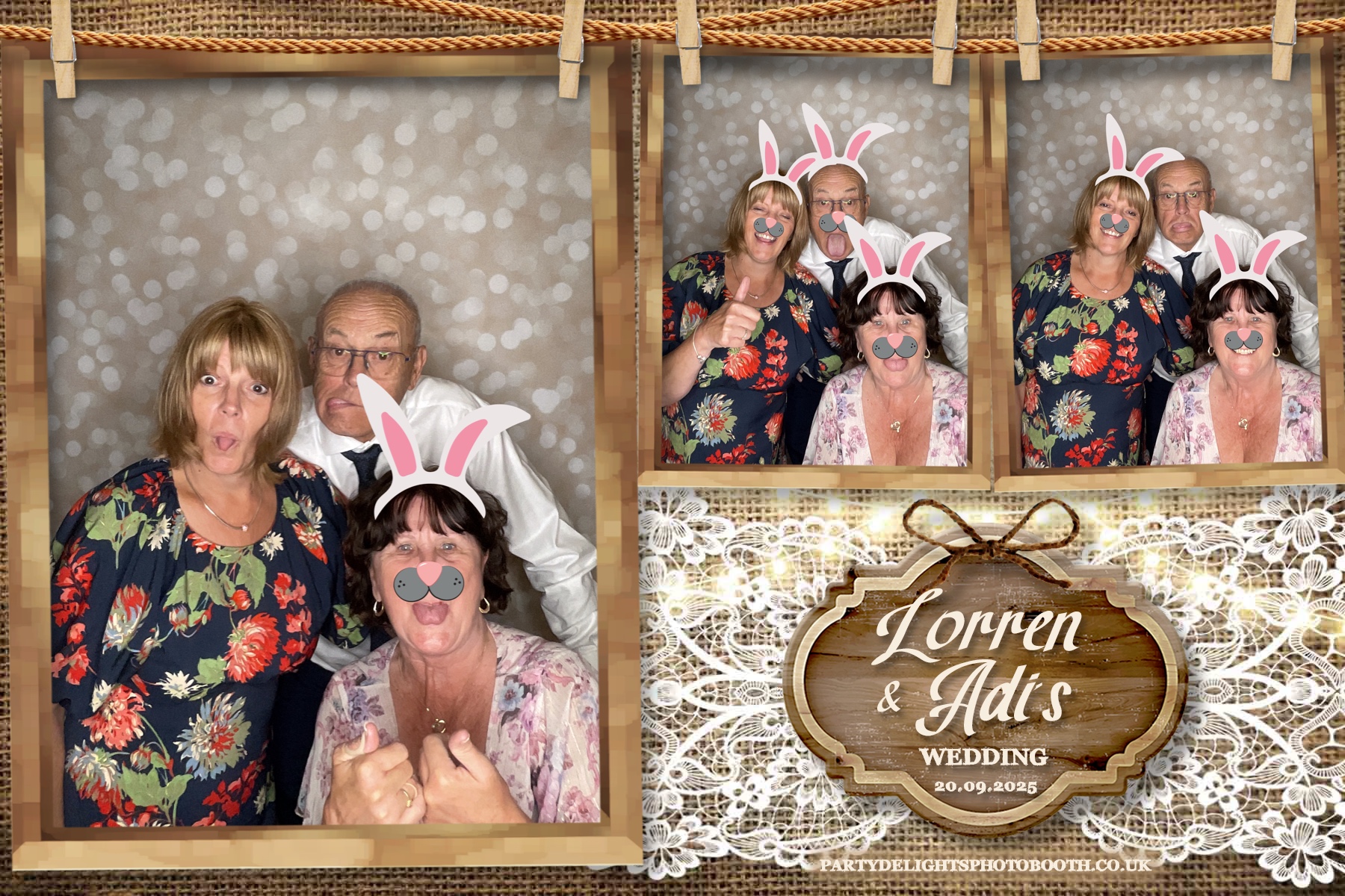 Lorren & Adi’s wedding | View more photos from the event at gallery.partydelightsphotobooth.co.uk/u/PartyDelightsPhotoBooth/Lorren-Adi’s-wedding