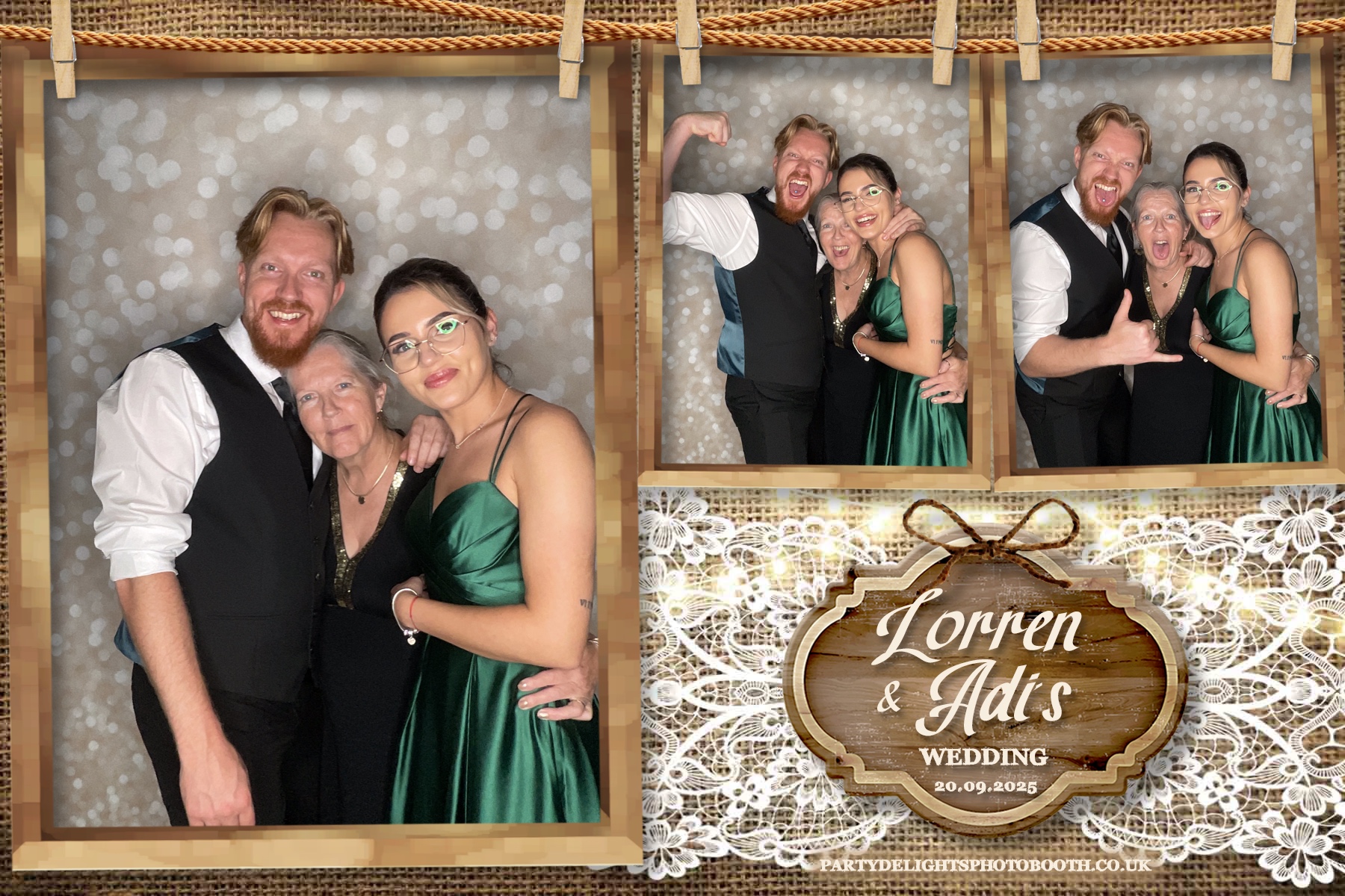 Lorren & Adi’s wedding | View more photos from the event at gallery.partydelightsphotobooth.co.uk/u/PartyDelightsPhotoBooth/Lorren-Adi’s-wedding