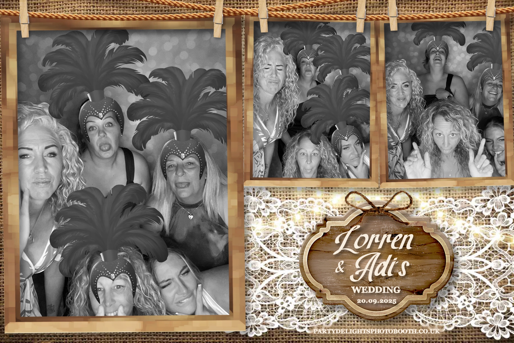 Lorren & Adi’s wedding | View more photos from the event at gallery.partydelightsphotobooth.co.uk/u/PartyDelightsPhotoBooth/Lorren-Adi’s-wedding