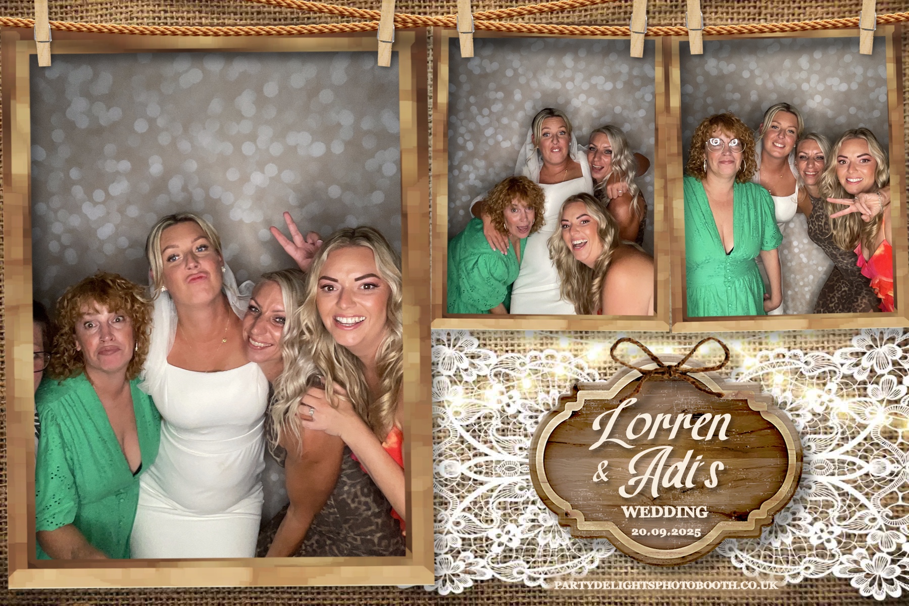 Lorren & Adi’s wedding | View more photos from the event at gallery.partydelightsphotobooth.co.uk/u/PartyDelightsPhotoBooth/Lorren-Adi’s-wedding