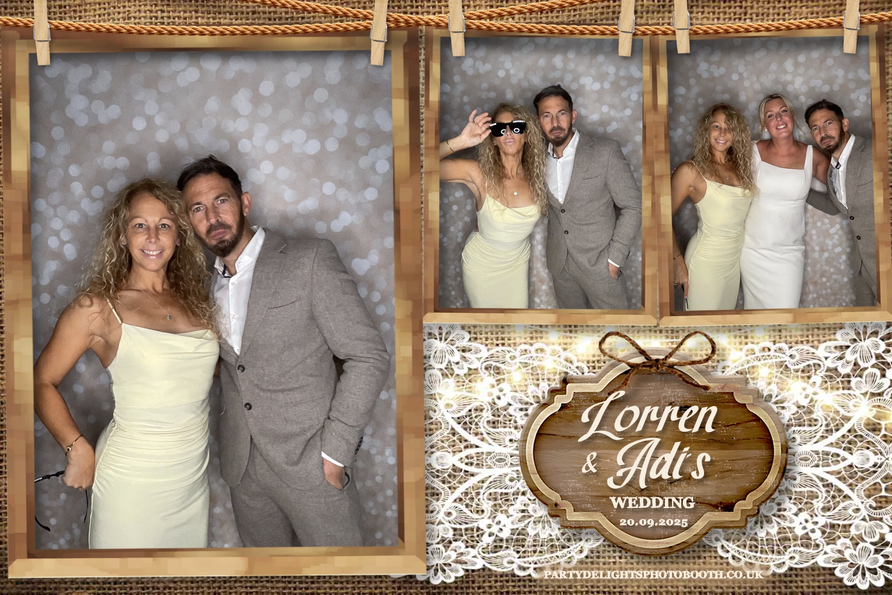 Lorren & Adi’s wedding | View more photos from the event at gallery.partydelightsphotobooth.co.uk/u/PartyDelightsPhotoBooth/Lorren-Adi’s-wedding