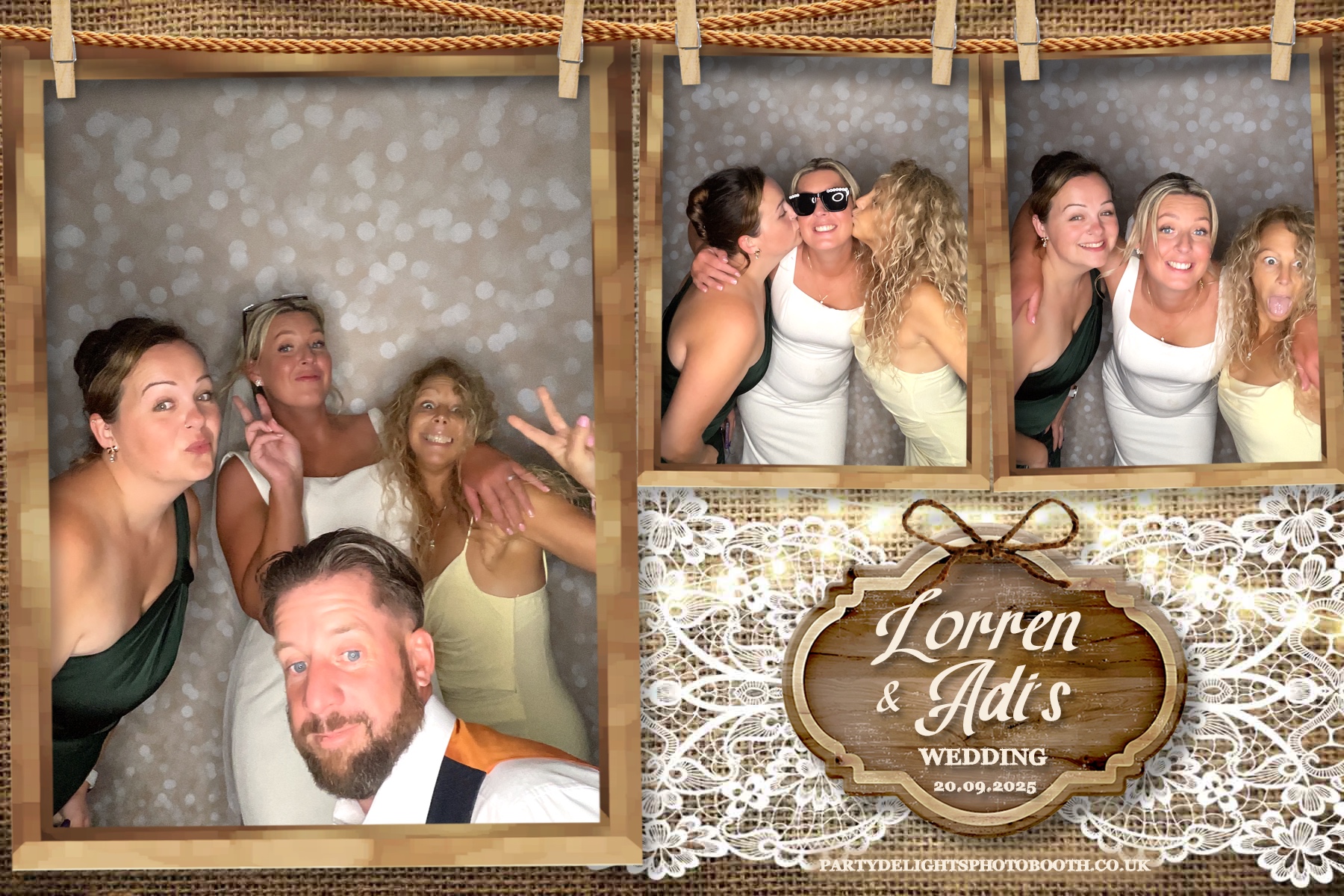 Lorren & Adi’s wedding | View more photos from the event at gallery.partydelightsphotobooth.co.uk/u/PartyDelightsPhotoBooth/Lorren-Adi’s-wedding