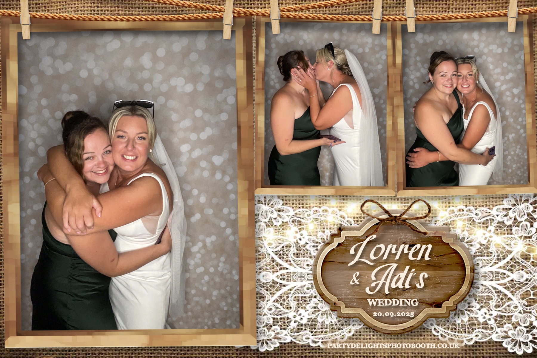 Lorren & Adi’s wedding | View more photos from the event at gallery.partydelightsphotobooth.co.uk/u/PartyDelightsPhotoBooth/Lorren-Adi’s-wedding