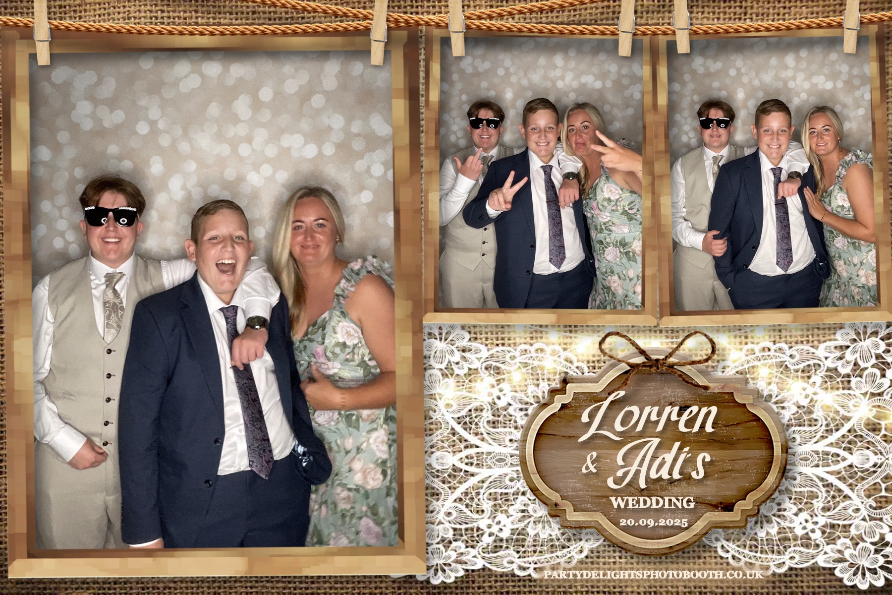 Lorren & Adi’s wedding | View more photos from the event at gallery.partydelightsphotobooth.co.uk/u/PartyDelightsPhotoBooth/Lorren-Adi’s-wedding