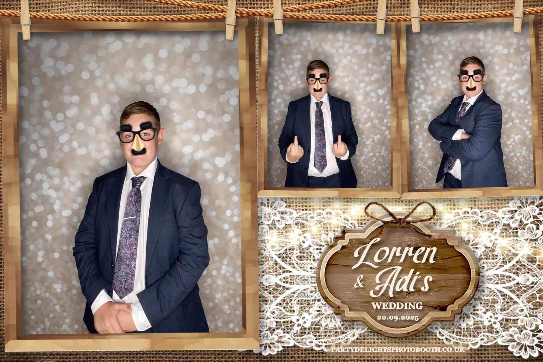 Lorren & Adi’s wedding | View more photos from the event at gallery.partydelightsphotobooth.co.uk/u/PartyDelightsPhotoBooth/Lorren-Adi’s-wedding