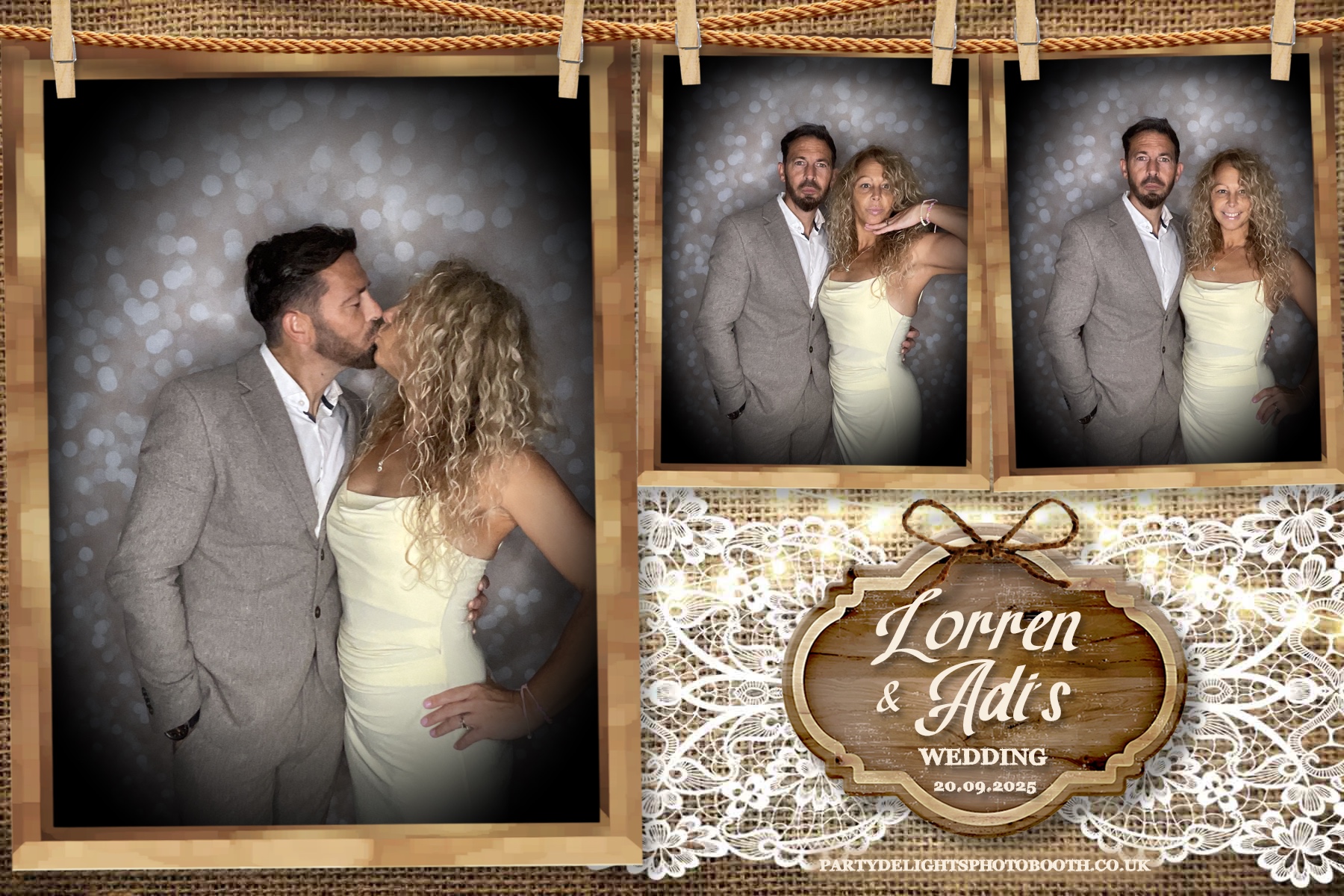 Lorren & Adi’s wedding | View more photos from the event at gallery.partydelightsphotobooth.co.uk/u/PartyDelightsPhotoBooth/Lorren-Adi’s-wedding