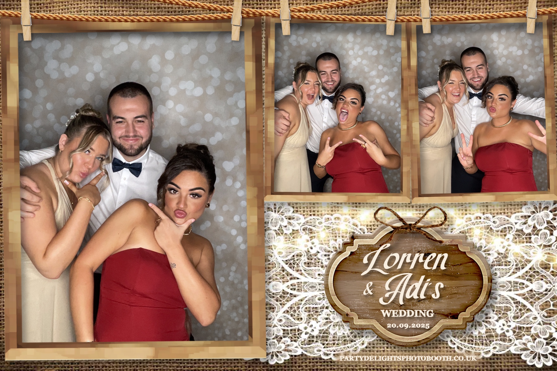 Lorren & Adi’s wedding | View more photos from the event at gallery.partydelightsphotobooth.co.uk/u/PartyDelightsPhotoBooth/Lorren-Adi’s-wedding