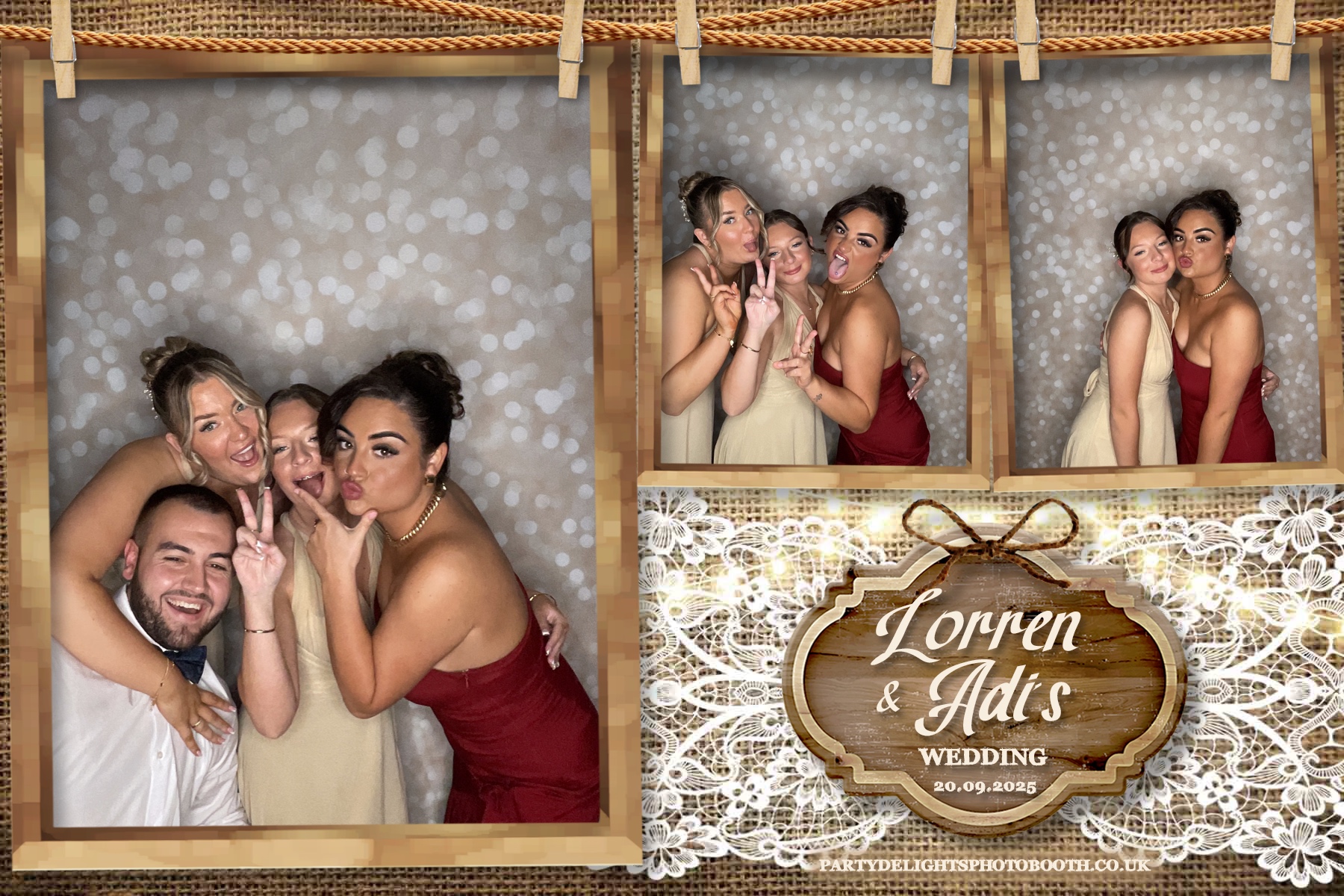 Lorren & Adi’s wedding | View more photos from the event at gallery.partydelightsphotobooth.co.uk/u/PartyDelightsPhotoBooth/Lorren-Adi’s-wedding