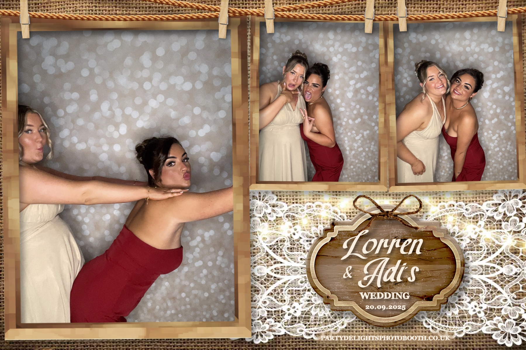 Lorren & Adi’s wedding | View more photos from the event at gallery.partydelightsphotobooth.co.uk/u/PartyDelightsPhotoBooth/Lorren-Adi’s-wedding