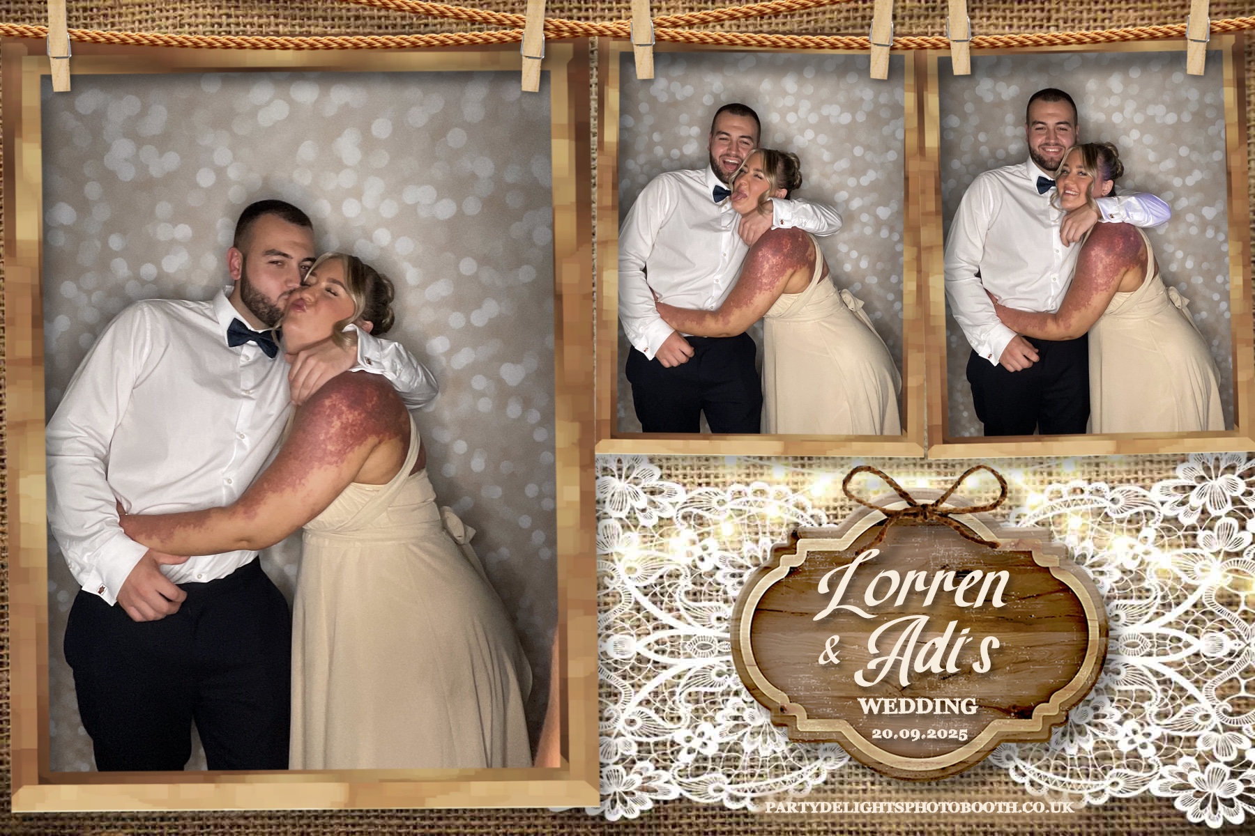 Lorren & Adi’s wedding | View more photos from the event at gallery.partydelightsphotobooth.co.uk/u/PartyDelightsPhotoBooth/Lorren-Adi’s-wedding