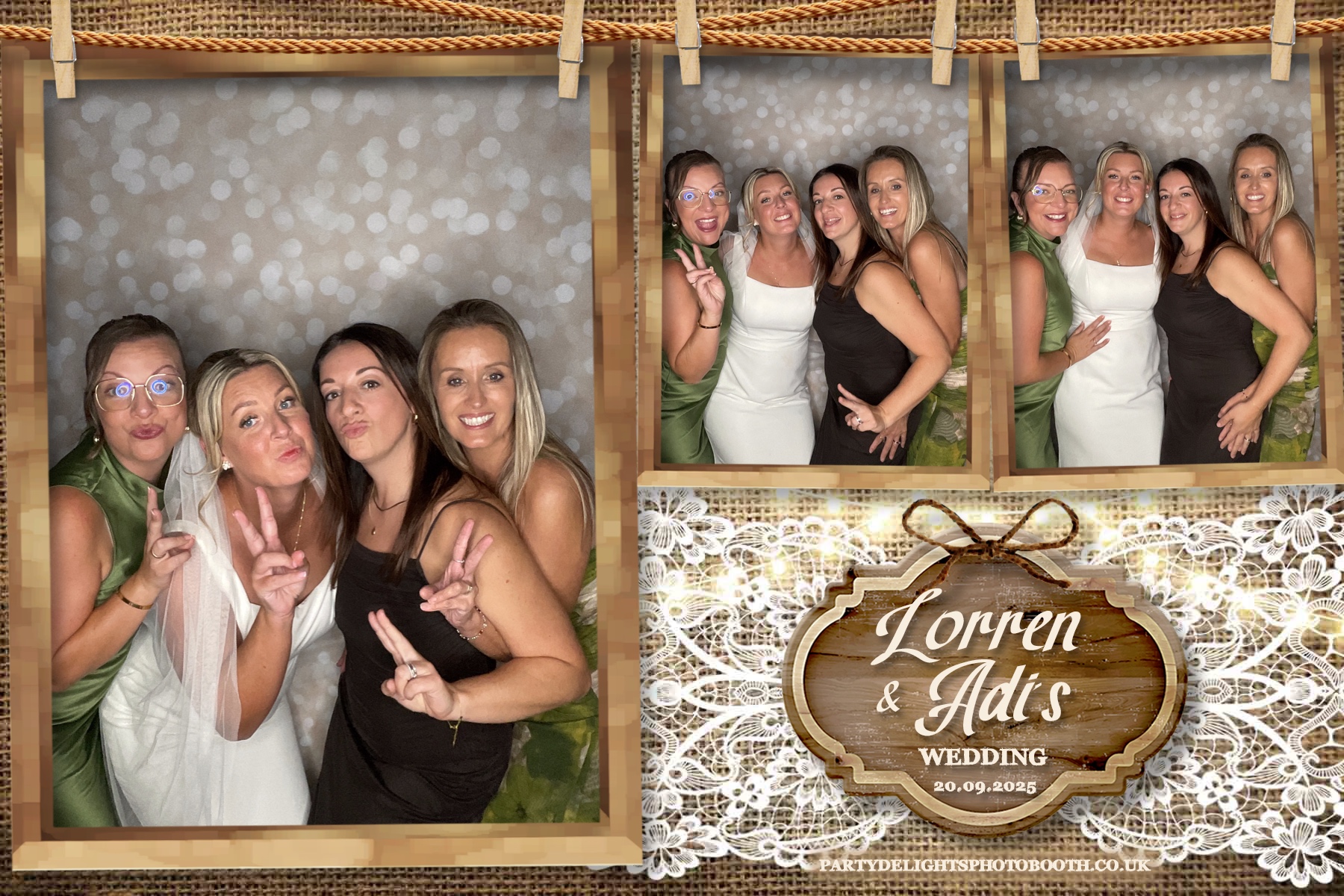 Lorren & Adi’s wedding | View more photos from the event at gallery.partydelightsphotobooth.co.uk/u/PartyDelightsPhotoBooth/Lorren-Adi’s-wedding