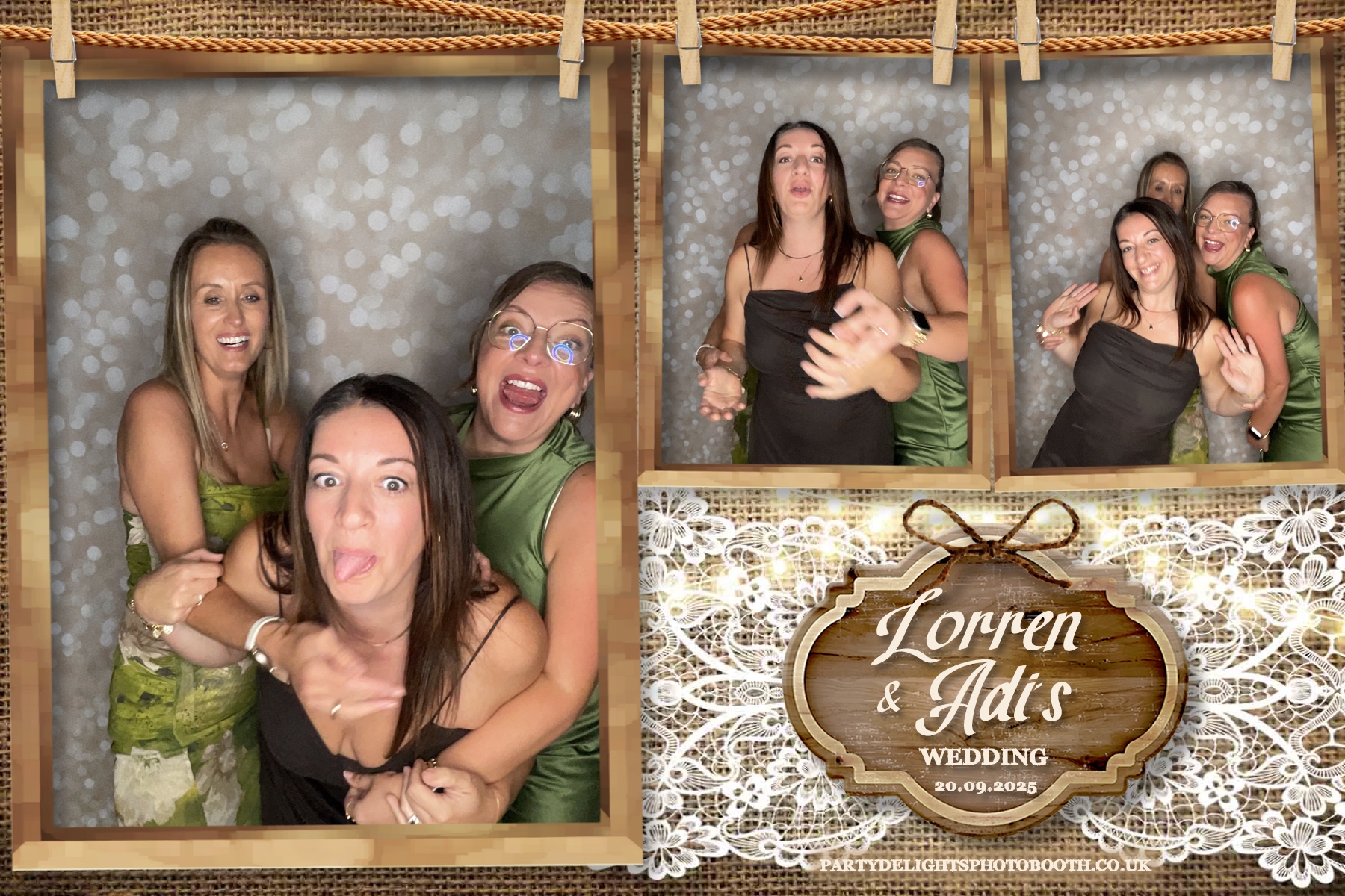 Lorren & Adi’s wedding | View more photos from the event at gallery.partydelightsphotobooth.co.uk/u/PartyDelightsPhotoBooth/Lorren-Adi’s-wedding