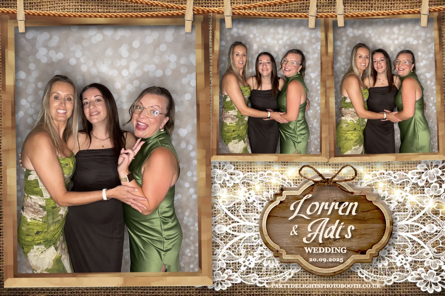 Lorren & Adi’s wedding | View more photos from the event at gallery.partydelightsphotobooth.co.uk/u/PartyDelightsPhotoBooth/Lorren-Adi’s-wedding